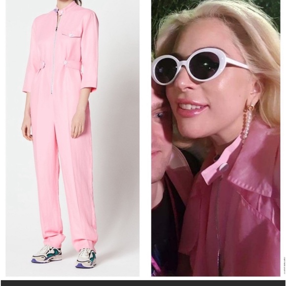 Sandro Pants - Sandro pink jumpsuit size 40 -M